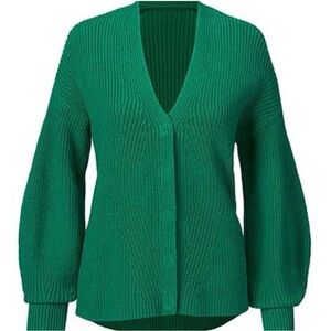 CAbi‎ 3709 Green Lucky Cardigan Size L